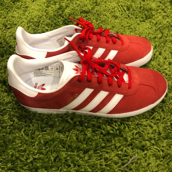 adidas Shoes - Adidas red Gazelle sneakers - Women size 9/9.5